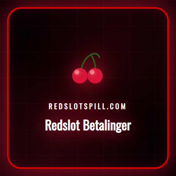 Oversikt over Redslots betalingsside med logoer for ulike metoder.