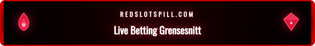 Nærbilde av Redslots live betting-plattform under en fotballkamp.