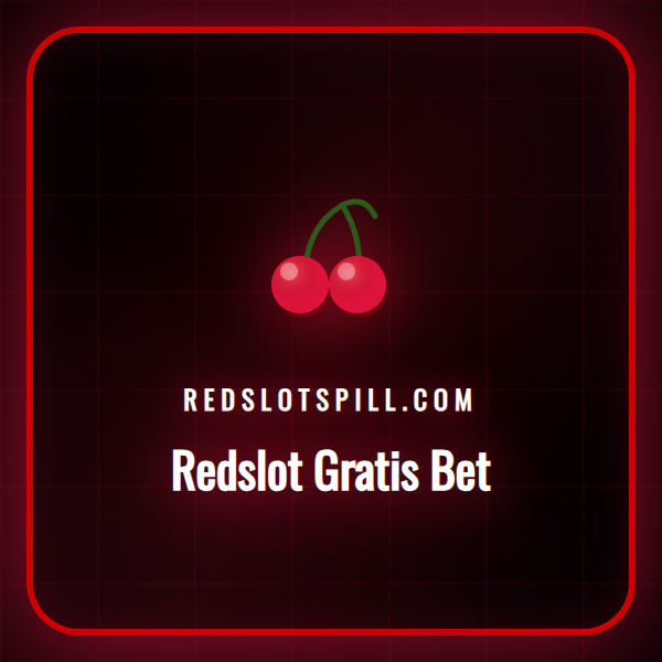 En illustrasjon som viser Redslot-logoen med et gratisspill-symbol foran.
