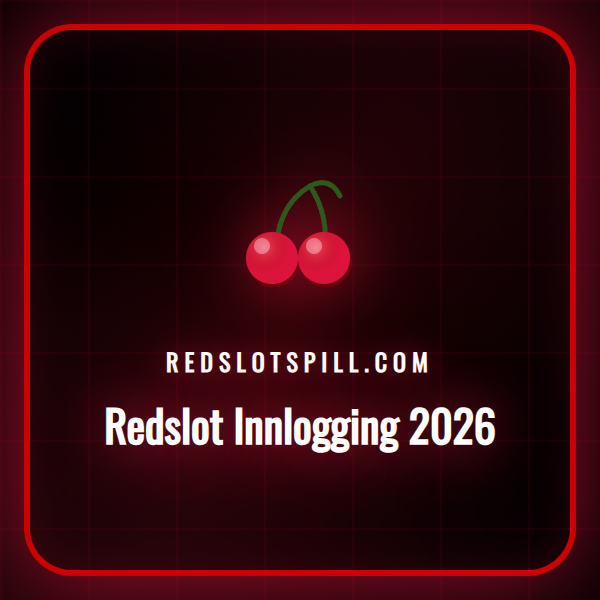 Visuell guide til Redslot-innloggingssiden for norske spillere i 2026.