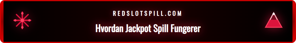 Illustrasjon som forklarer mekanismen i en progressiv jackpot fra Redslot.