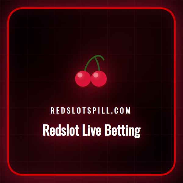 Spiller sjekker live odds på Redslot-plattformen via mobiltelefon.