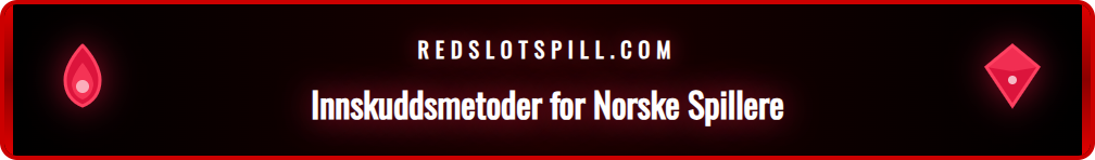 Logoer for betalingsmetoder som Visa, Mastercard og Skrill for norske spillere.