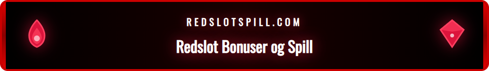 Illustrasjon av Redslots velkomstbonus og populære spilleautomater.