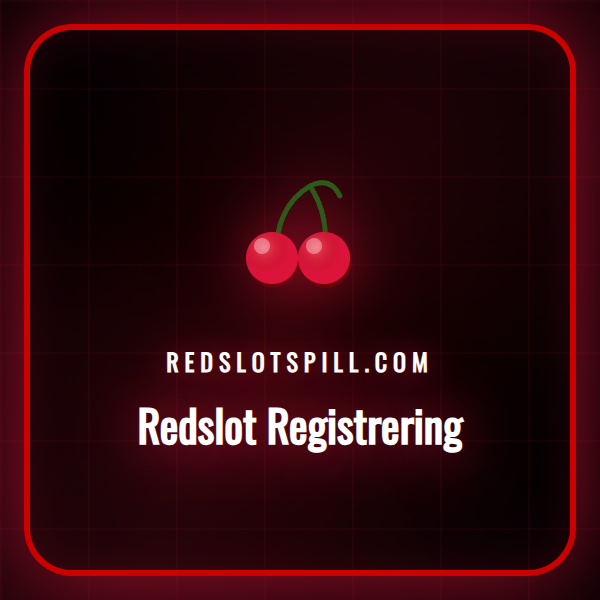 En detaljert visning av Redslots registreringsside på en dataskjerm.